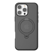 Torras Ostand Spin Apple iPhone 16 Pro Telefon tok - Fekete tok és táska