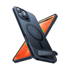 Torras Pstand védőtok iPhone 16 Pro Max fekete tok és táska