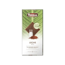 Torras tejcsokoládé stevia 100g csokoládé és édesség