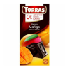 Torras Torras glutén-és cukormentes étcsokoládé mangó 75 g
