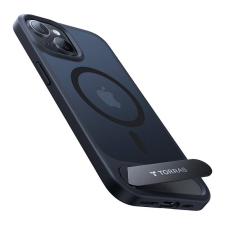 Torras UPRO Pstand iPhone 15 Pro Tok - Fekete tok és táska