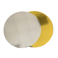  Torta alátét kerek 25cm Arany-Ezüst (3mm,kétoldalas) sütés és főzés