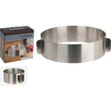  TORTAFORMA KEREK INOX 16-30CM 1DB sütés és főzés