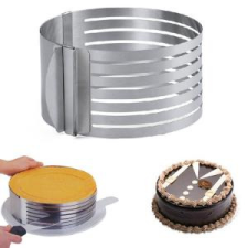 Tortaszeletelõ kör fém 15 -20 cm-ig állítható T00613 sütés és főzés