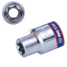  Torx dugókulcs fej 1/4&quot; E 5 dugókulcs