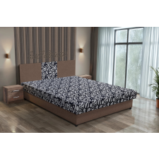  Tosca franciaágy pasztell taupe és tosca mintás szövet lenyűgöző 4 méretben ágy és ágykellék