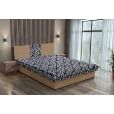  Tosca franciaágy világos fahéj és tosca mintás szövet lenyűgöző 4 méretben ágy és ágykellék