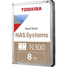Toshiba 8TB N300 SATA3 3.5" Szerver HDD (HDWG480EZSTA) merevlemez