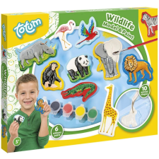 Totum Vadállatok gipszkiöntő  Ajánlott 3-6 éves korig unisex (03323) kreatív és készségfejlesztő