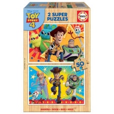 Toy Story 4 fa puzzle (2 × 50 darabos) puzzle, kirakós