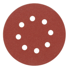 Toya VOREL Csiszolópapír 125 mm P100 lyukakkal 5 db tépőzárral (08580) barkácsgép tartozék