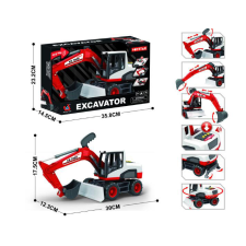  Toystar Kotrógép fényekkel, hangokkal autópálya és játékautó