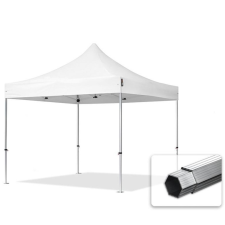  TP 3x3m összecsukható aluminium 800N pavilon, oldalfal nélkül - fehér kerti bútor