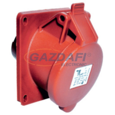 TP Electric 3105-309-1600 5X16A - Beépíthető dugalj (ferde) -83x90 alap (IP44) villanyszerelés