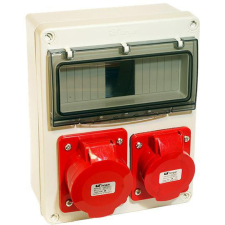 TP Electric IPARI CSATLAKOZÓ DOBOZ 1x 5P16A és 1x 5P32A villanyszerelés
