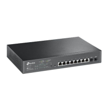 TP-Link 10-Port Gigabit Desktop Switch with 8-Port PoE+ hub és switch