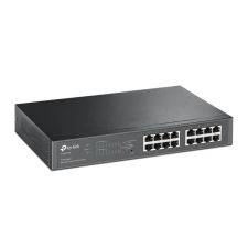TP-Link Switch 16x1000Mbps (8xPOE), Easy Smart, TL-SG1016PE hub és switch