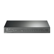 TP-Link Switch 8x1000Mbps, Fémházas Asztali/Rackes, Menedzselhető, TL-SG2008 hub és switch