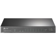 TP-Link Switch 9x1000Mbps (8xPOE+) + 1xGigabit SFP, TL-SG1210P hub és switch