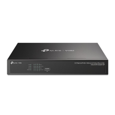 TP-Link VIGI NVR1008H-8P 8 csatornás NVR fekete (VIGI NVR1008H-8P) dvr és nvr videó rögzítő