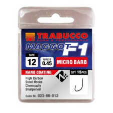 Trabucco F1 Maggot mikro szakállas horog 16 15 db horog
