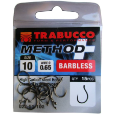 Trabucco Method Plus Feeder szakáll nélküli horog 12-es , 15 db/csg horog