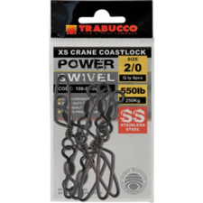 Trabucco Ss X-Strong Crane W/Coastlock Snap 10db 05 forgókapocs horgászkiegészítő