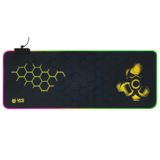 TRACER GameZone Hexy1 RGB Gaming Egérpad 300 x 800mm - Fekete mintás (TRAPAD47546) egérpad