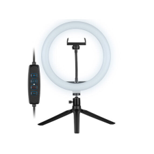 Tracer Ring Light 10W 26cm Vezérelhető Gyűrűs LED lámpa mini állvánnyal világítás