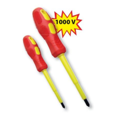 TRACON 1000V-ra szigetelt csillagfejű csavarhúzó 6x125mm villanyszerelés