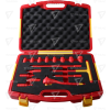 TRACON 16 db-os 1000V-ra szig. racsnis imbusz és dugókulcs készlet  1000V, CrV, 8-22mm, 4-8mm