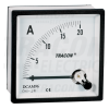 TRACON Analóg egyenáramú ampermérő közvetlen méréshez96×96mm, 5A DC