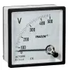 TRACON Analóg váltakozó áramú voltmérő 96×96mm, 600V AC