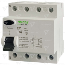 TRACON Áram-védőkapcsoló, 4 pólusú  40A, 30mA, 10kA, B villanyszerelés