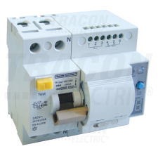TRACON Áram-védőkapcsoló visszakapcsoló automatikával, 2 pólusú80A, 30mA, 10kA, A / AC villanyszerelés