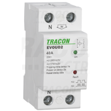TRACON Aut. visszakapcsoló fesz. növekedési/csökkenési reléAC230V,2P,63AU>:265V,U villanyszerelés