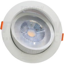 TRACON Beépíthető álmennyezeti LED lámpatest, forgatható világítás