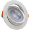 TRACON Beépíthető álmennyezeti LED lámpatest, forgatható 200-240 V, 50Hz, 12W, 4000K, 960lm, 38°, IP20, EEI=G
