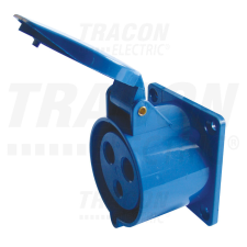 TRACON Beépíthető egyenes ipari csatlakozóaljzat 32A, 250V, 2P+E, 6h, IP44 villanyszerelés