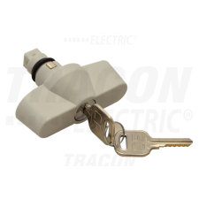 TRACON Biztonsági zár TME szekrényhez180°, key removable in both positions villanyszerelés