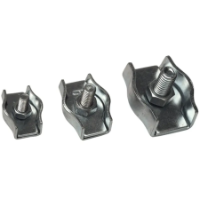 TRACON BSZ1-6 Sodronyszorító bilincs, szimpla, acél d=6mm, M6 villanyszerelés