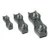 TRACON BSZ2-5 Sodronyszorító bilincs, dupla, acél d=5mm, M5