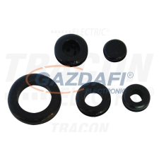 TRACON BV0705 Kábelbevezető, nyitott, gumi B=7,2mm, C=5mm barkácsolás, csiszolás, rögzítés