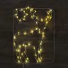 Tracon CHRRDWD60WW LED karácsonyi ablakdísz, rénszarvas, elemes Timer 6+18h, 60LED, 3000K, 3xAAA