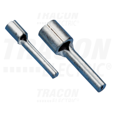 TRACON CS2.5	Szigeteletlen csapos saru, ónozott elektrolitréz	2,5mm2, (d1=2,3mm, L=16,7mm) villanyszerelés