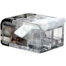 TRACON Csavar nélküli vezetékösszekötő, nyitható átlátszó0,2-4mm2, 32A, 450VAC 2P villanyszerelés