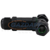 TRACON CST4-T3P Tömítőszelencés kábeltoldó, T-elágazó 0.5-4 mm2, IP68, PC+PA6.6, 3P, 450VAC, 24A