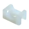 TRACON CSTALP Csavarozható, 2oldalt fűzhető kábelkötegelő talp, natúr 15×10mm, d=3.5mm, PA6.6