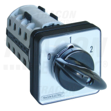 TRACON Dahlander motorkapcsoló 400V, 50Hz, 32A, 11kW, 64×64mm, villanyszerelés