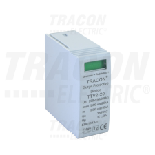 TRACON DC túlfszültség levezető betét 1000 VDC, 20/40 kA (8/20µs) 2P villanyszerelés